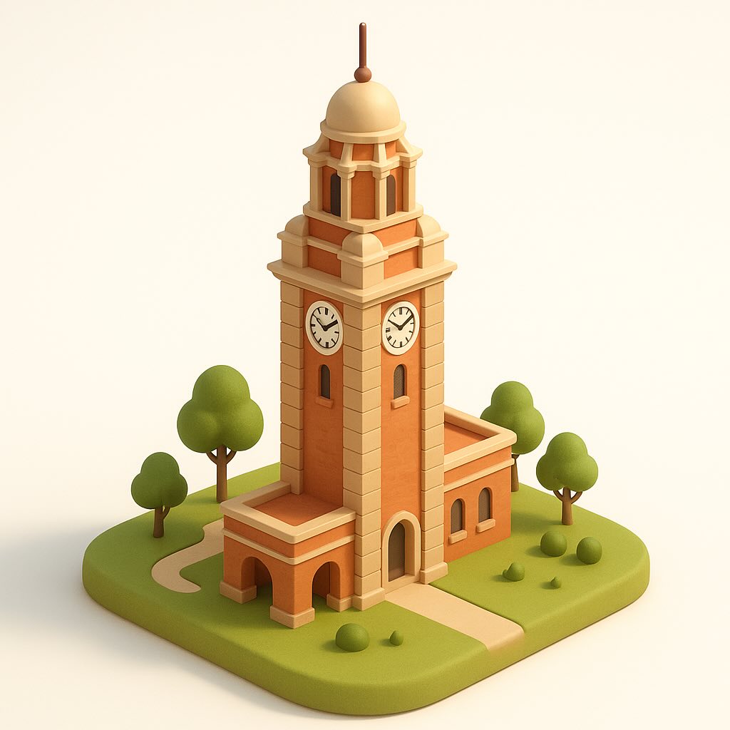 Old Canton Clock Tower landmark