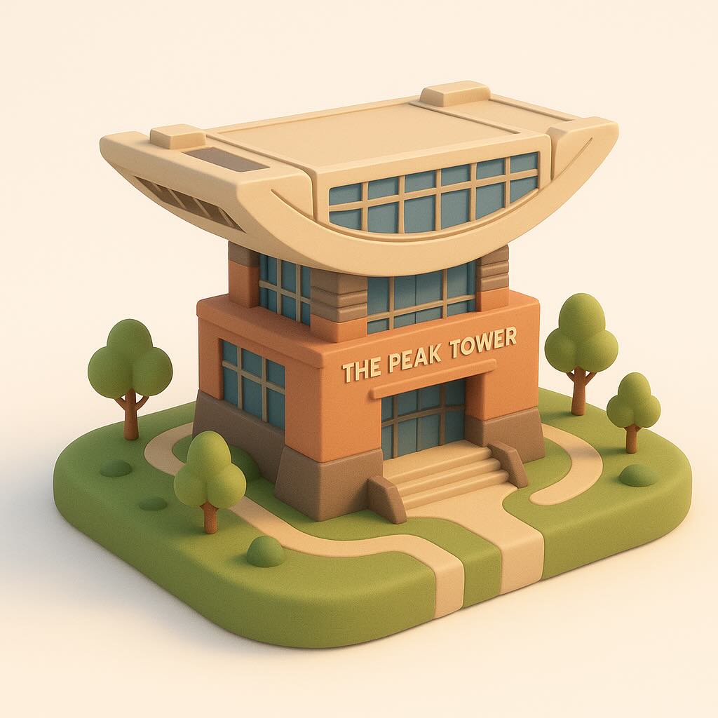 The Peak Tower landmark