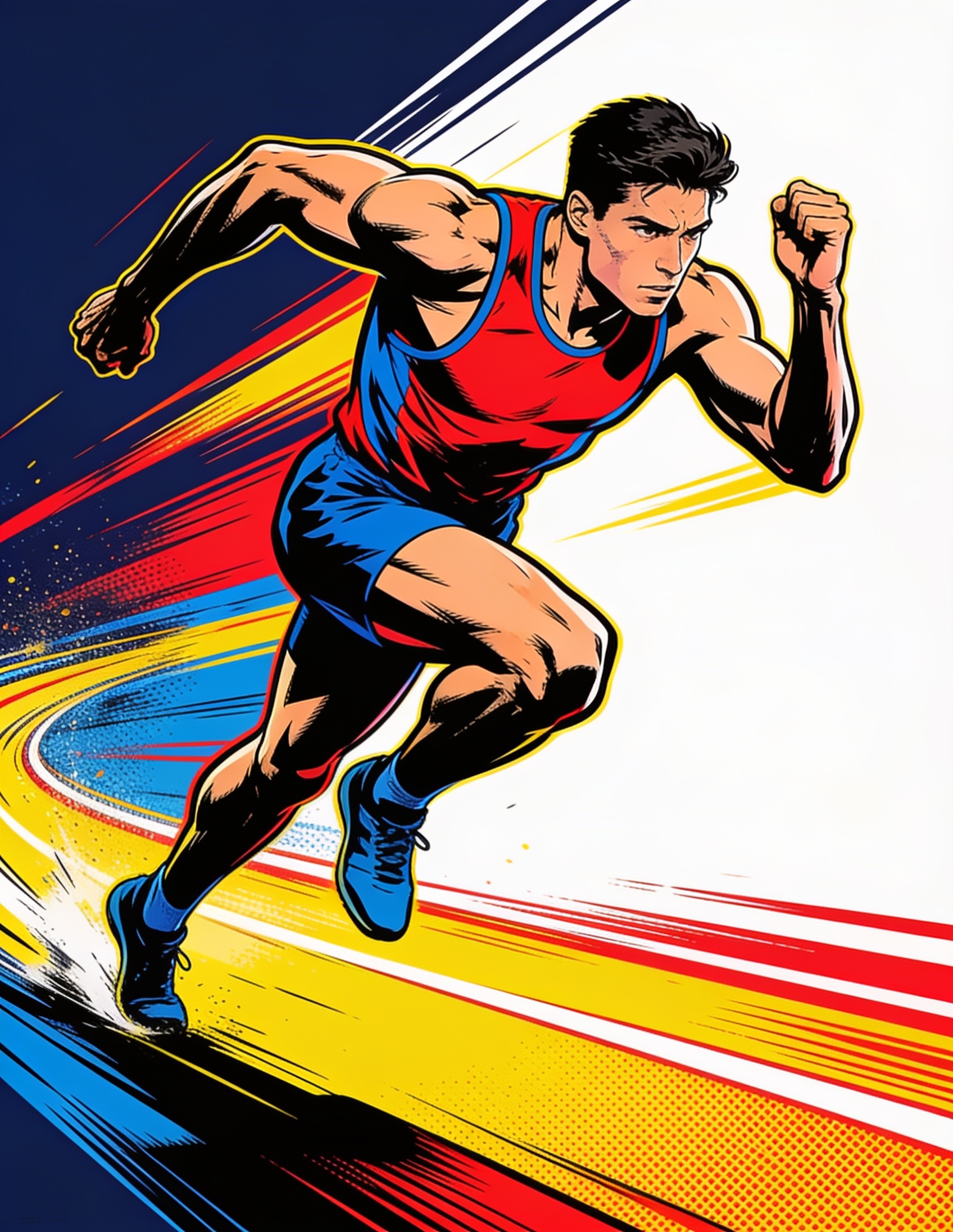 Comic-book art style
